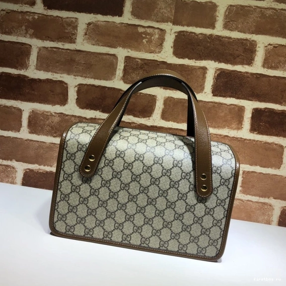 First bag ru 1955 handle bag Horsebit GUCCI small top 0730